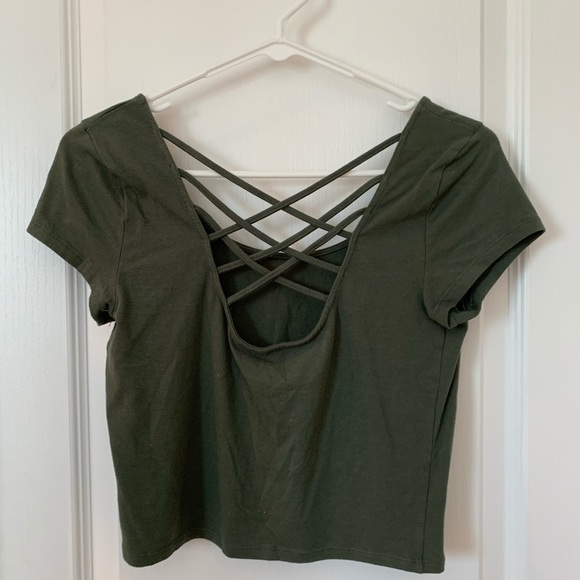 Crossback Crop Top - Picture 2 of 3